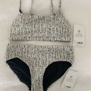 Athleta NWT two piece swimsuit size Small